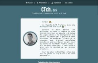 Site internet CTch.dev